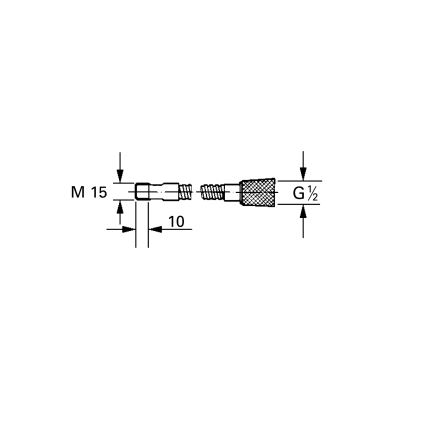 GROHE 46092000 -ová hadice 1500 mm lesklý chrom