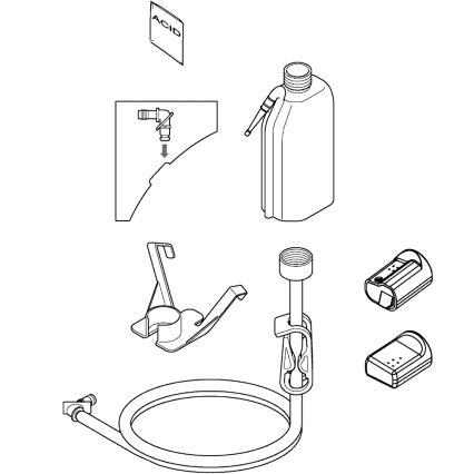 GROHE 46978001 - Odvápňovací sada SENSIA ARENA lesklý chrom
