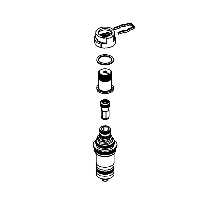 GROHE 47220000 - Termoprvek DN 20 voskový element lesklý chrom