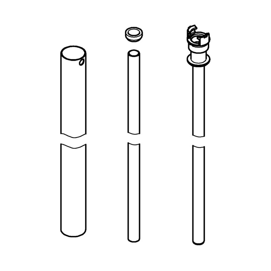 GROHE 48054000 - Sprchová trubka EUPHORIA SYSTEM 15 cm lesklý chrom