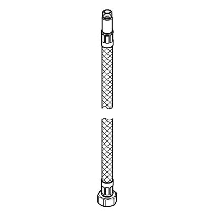 GROHE 48066000 - Připojovací flexi hadička 420 mm nerez/lesklý chrom