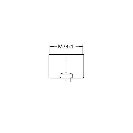 GROHE 48343000 - Mousseur GROHE Blue M 26 × 1 lesklý chrom
