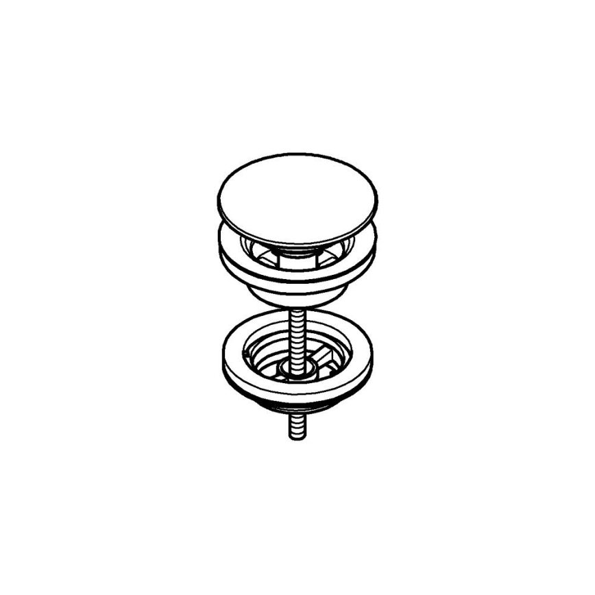 GROHE 65807000 - Odpadová souprava lesklý chrom
