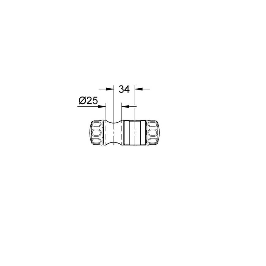 GROHE 7659000 - Jezdec pro sprchové tyče TEMPESTA 24,7 mm lesklý chrom