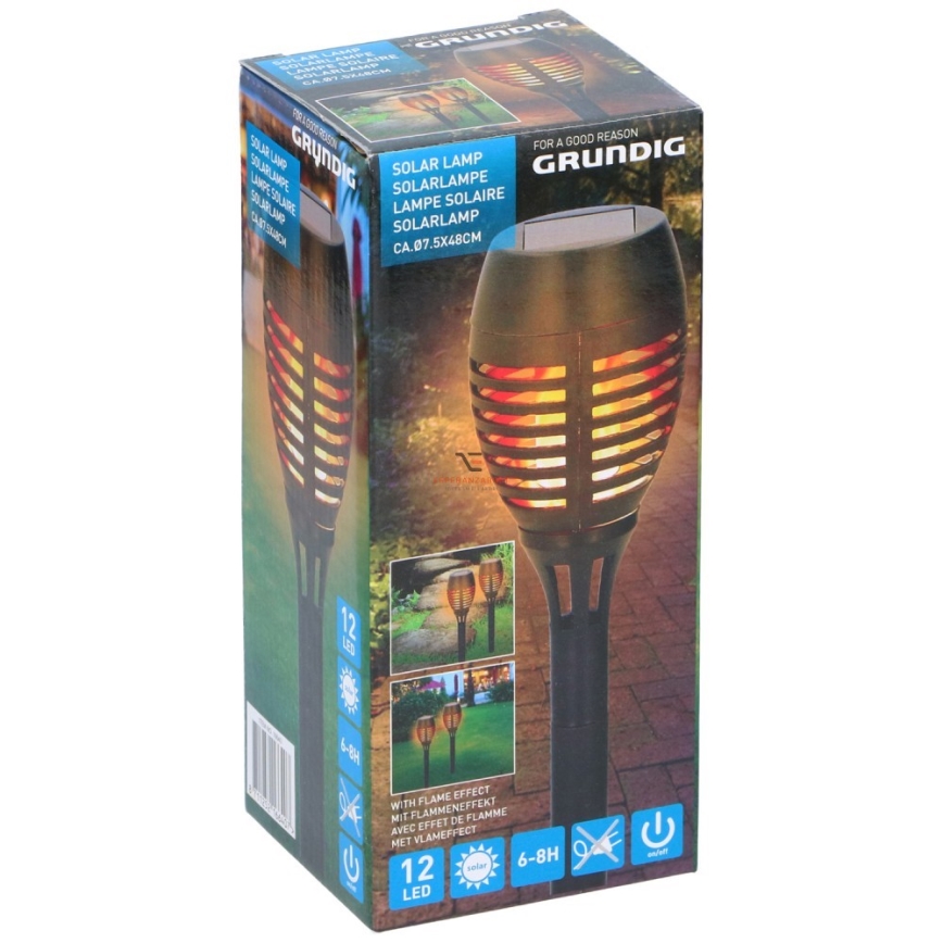 Grundig 16640 - LED Solární lampa LED/1,2V 600 mAh IP44