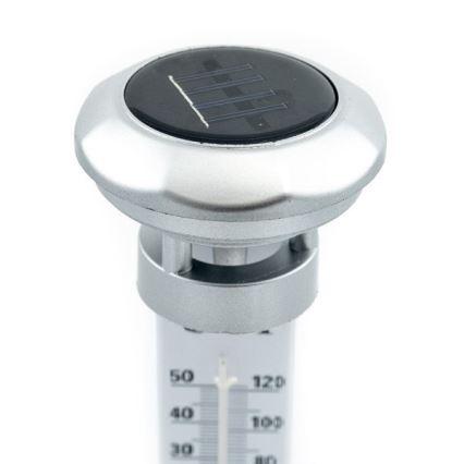 Grundig 89640 - LED Solární lampa s teploměrem 1xLED/1,2V 600 mAh IP44