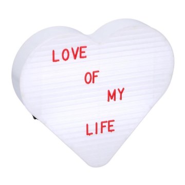 Grundig - LED Dekorace HEART LED/3xAA