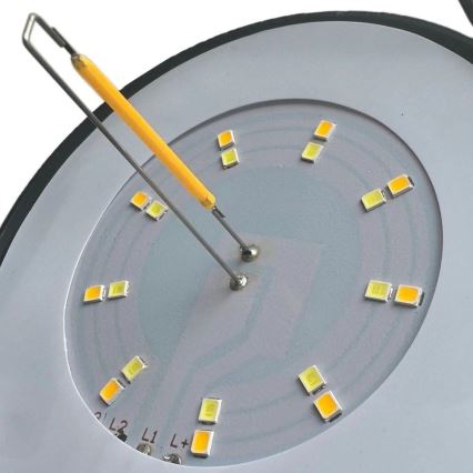 Grundig - LED Kempingová svítilna LED/3xAA 3000/4500/6000K IP44 černá