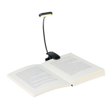 Grundig - LED Nabíjecí stolní lampa s klipem LED/5V 400 mAh černá
