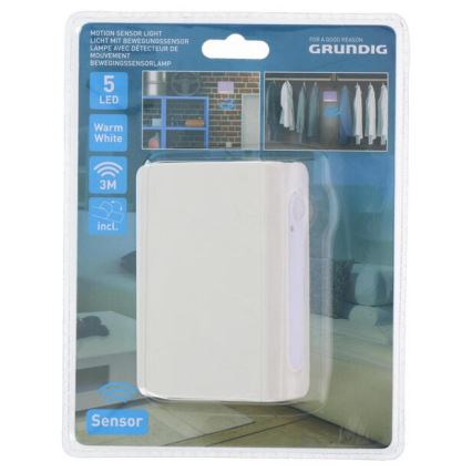 Grundig - LED Noční světlo se senzorem LED/3xAAA