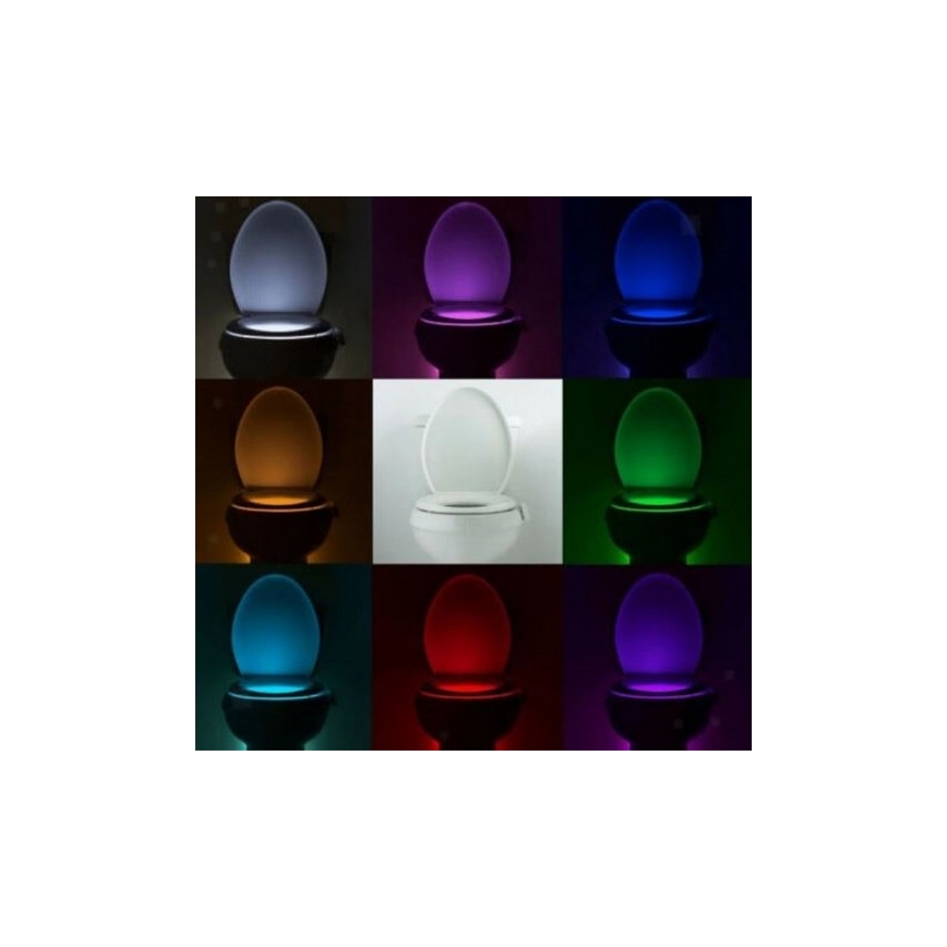 Grundig - LED Osvětlení WC se senzorem LED/3xAAA