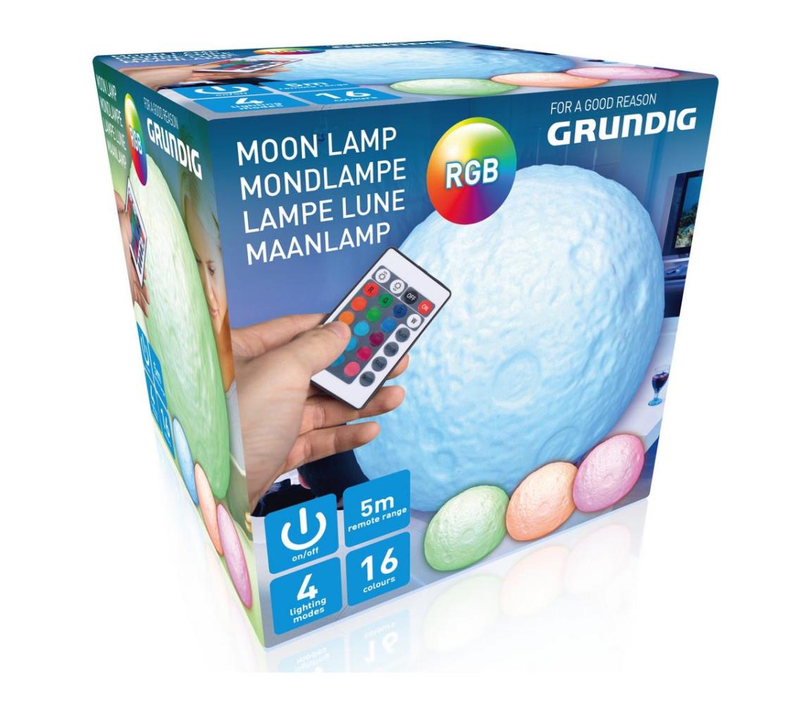Grundig Grundig - LED RGB Dekorační koule 1xLED/3xAAA + dálkové ovládání P2922