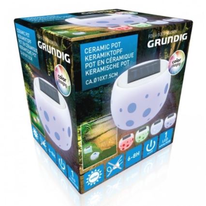 Grundig - LED RGB Solární svítidlo LED/0,06W/1,2V 600 mAh