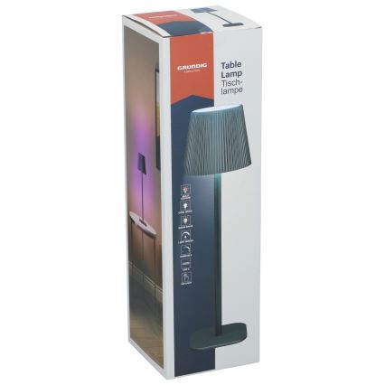 Grundig - LED RGB Stmívatelná dotyková stolní lampa LED/5V 1200 mAh