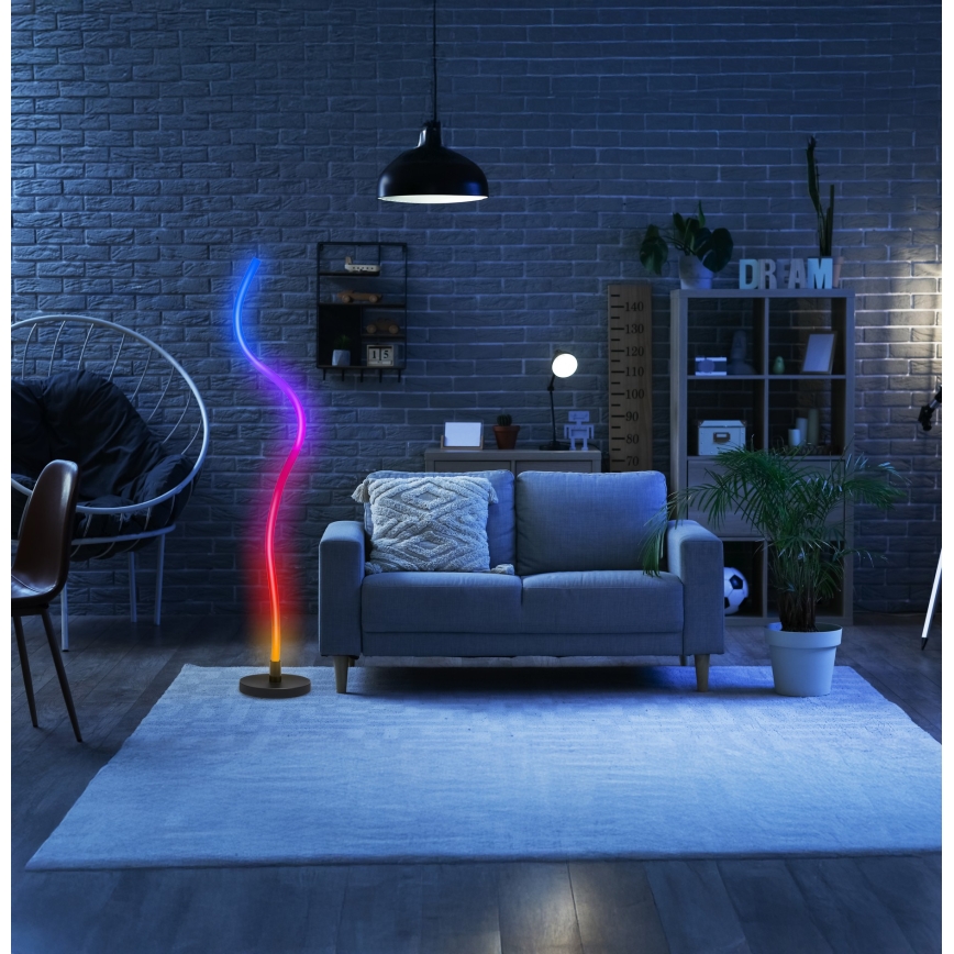 Grundig - LED RGB Stmívatelná stojací lampa LED/5W/5V + dálkové ovládání