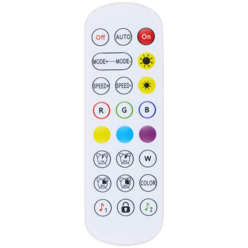 Grundig - LED RGB Stmívatelná stojací lampa LED/5W/5V + dálkové ovládání