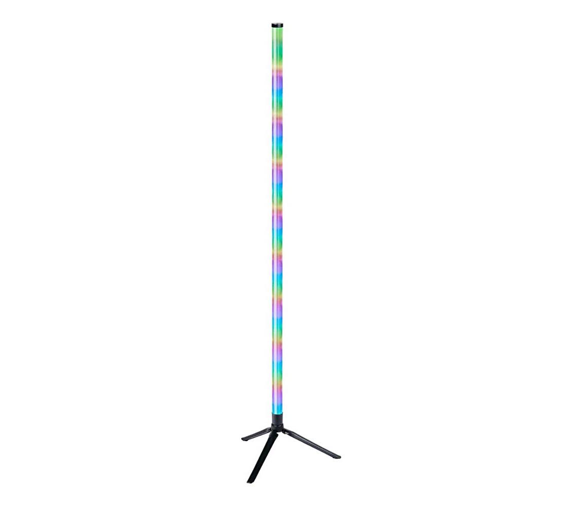 Grundig - LED RGBW Stmívatelná stojací lampa LED/10W/5V černá + dálkové ovládání 8711252335988