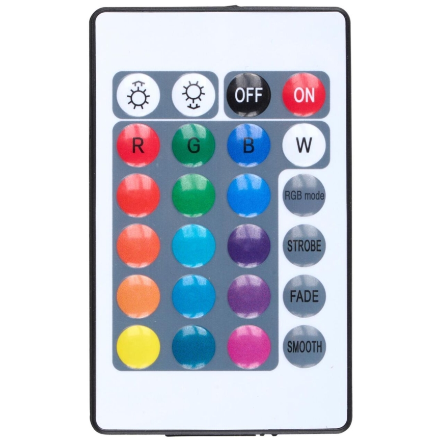 Grundig - LED RGBW Stmívatelná stojací lampa LED/10W/5V černá + dálkové ovládání