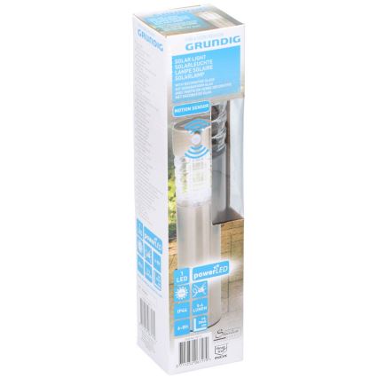 Grundig - LED Solární lampa se senzorem pohybu a soumraku LED/1,2V 600 mAh IP44
