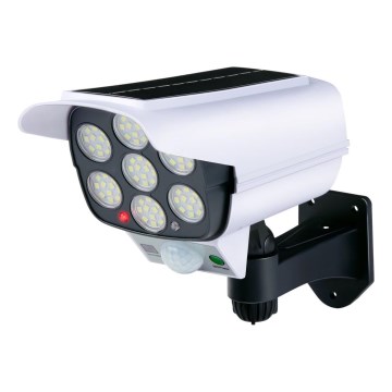 Grundig - LED Solární maketa bezpečnostní kamery se senzorem LED/1,2V 800 mAh + dálkové ovládání