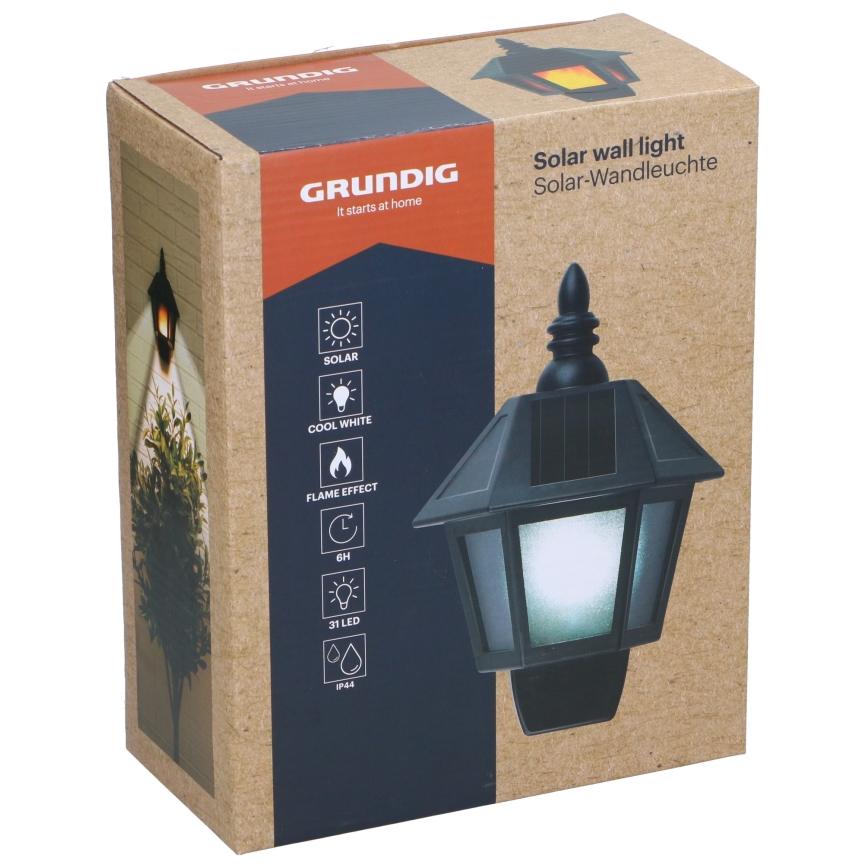 Grundig - LED Solární nástěnné svítidlo LED/1,2V IP44