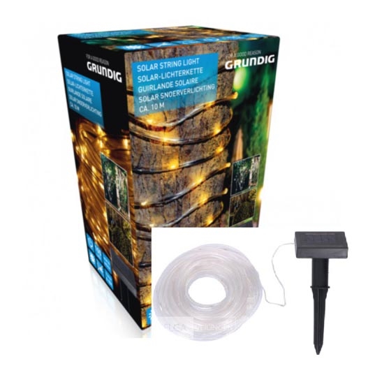Grundig - LED Solární řetěz 10m LED/1,2V 600mAh