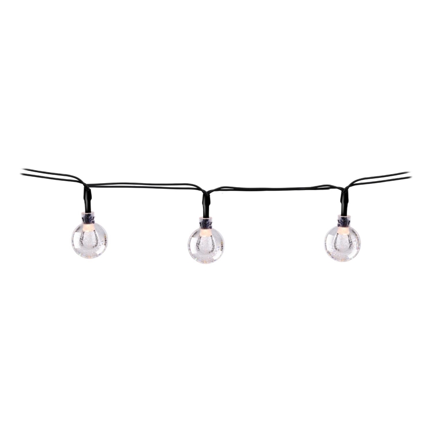 Grundig - LED Solární řetěz 50xLED/8 funkcí 6,9m teplá bílá