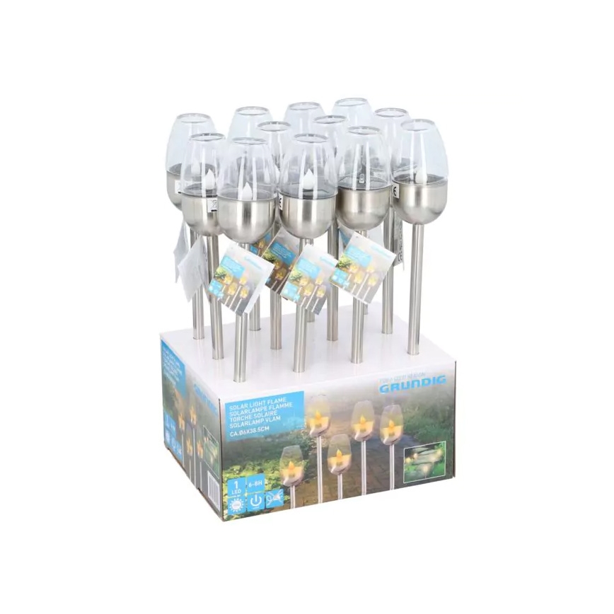 Grundig - LED Solární svítidlo 1xLED/1,2V