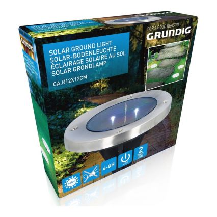 Grundig - LED Solární svítidlo 2xLED/1,2V 600 mAh