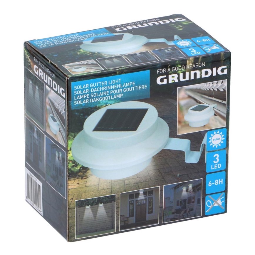 Grundig - LED Solární svítidlo s držákem 3xLED/1xAA 600 mAh