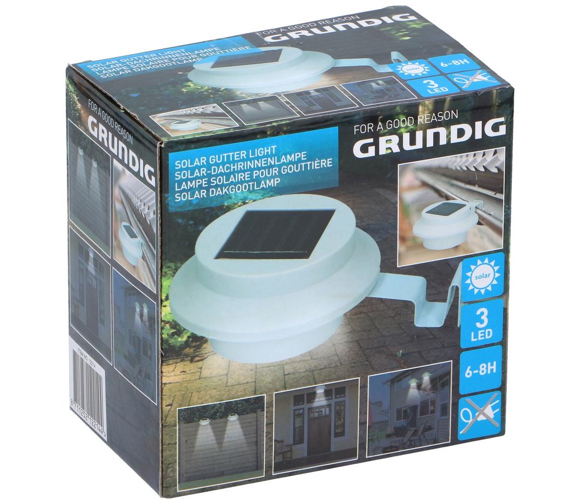 Grundig Grundig - LED Solární svítidlo s držákem 3xLED/1xAA 