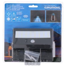Grundig - LED Solární svítidlo se senzorem 1xLED/0,25W/1xAA
