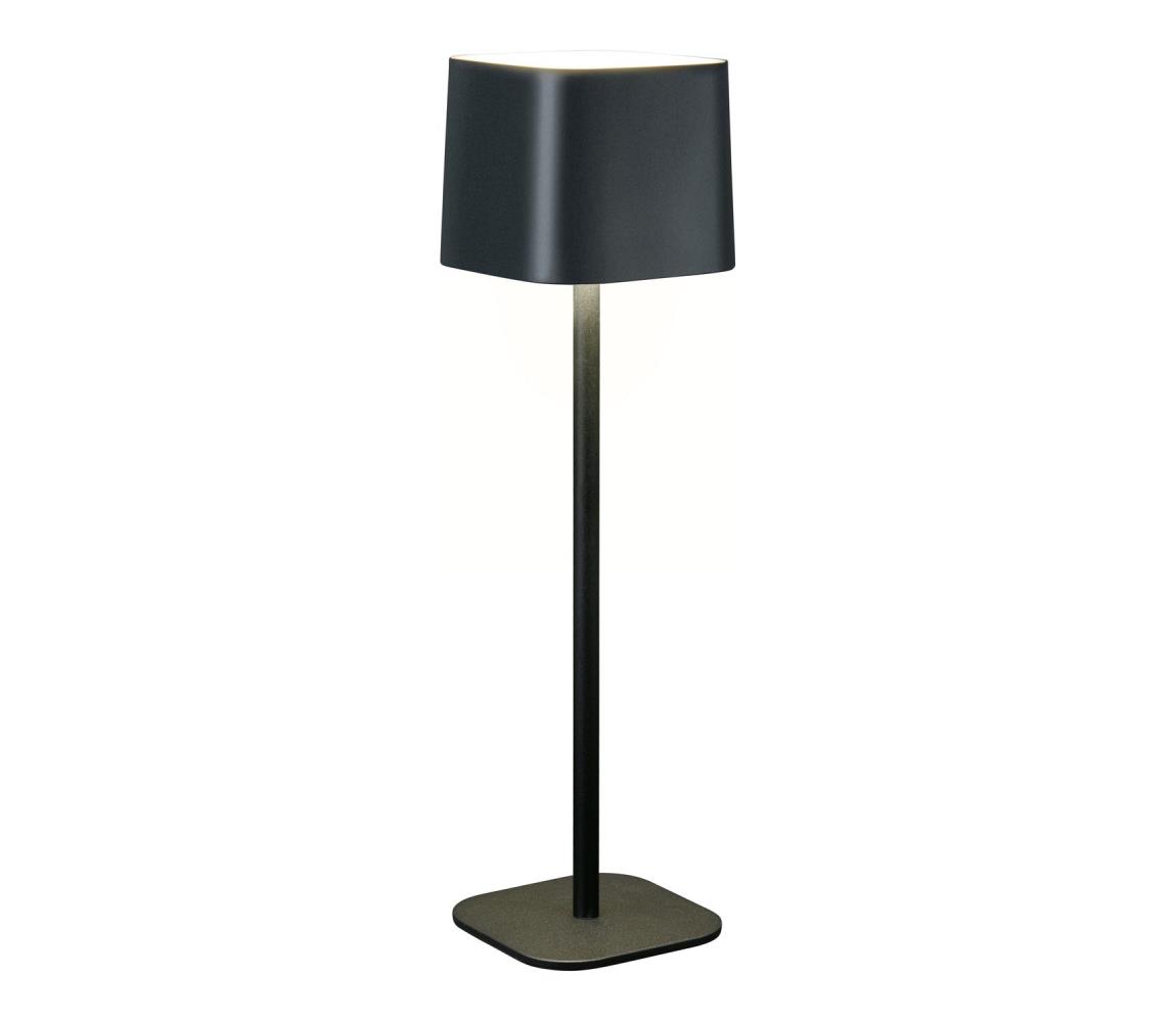 Grundig - LED Stmívatelná dotyková stolní lampa LED/5V 1200 mAh 8711252441016 Černá