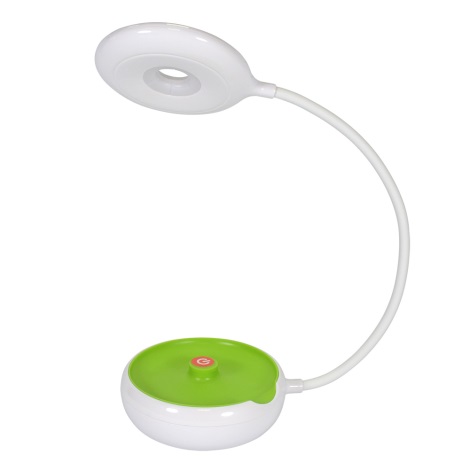 Grundig - LED Stmívatelná stolní lampa LED/3xAA zelená