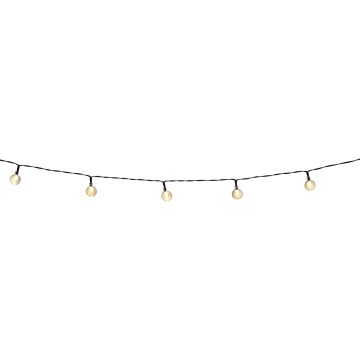 Grundig - LED Stmívatelný solární řetěz 50xLED/8 funkcí 9,35m IP44 teplá bílá + dálkové ovládání