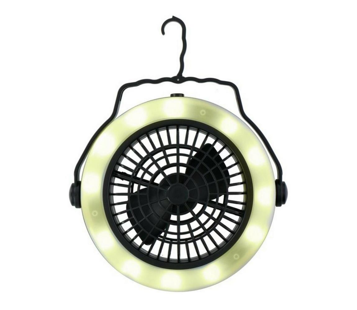 Grundig Grundig - Přenosný ventilátor s LED osvětlením LED/3xAA P4742