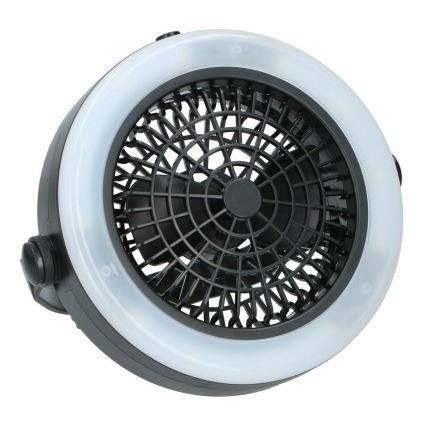 Grundig - Přenosný ventilátor s LED osvětlením LED/3xAA