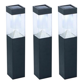 Grundig - SADA 3x Solární lampa LED/1,2V 6,5x35,5cm