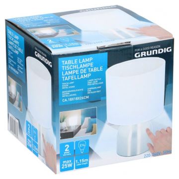 Grundig - Stmívatelná dotyková stolní lampa 1xE14/25W/230V