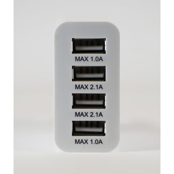 Grundig - USB adaptér 4xUSB/230V
