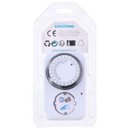 Grundig - Zásuvka s časovačem 3500W/230V