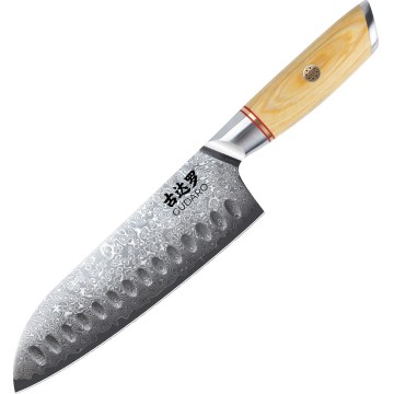 Gudaro - Damaškový Santoku kuchyňský nůž HIKARI 7
