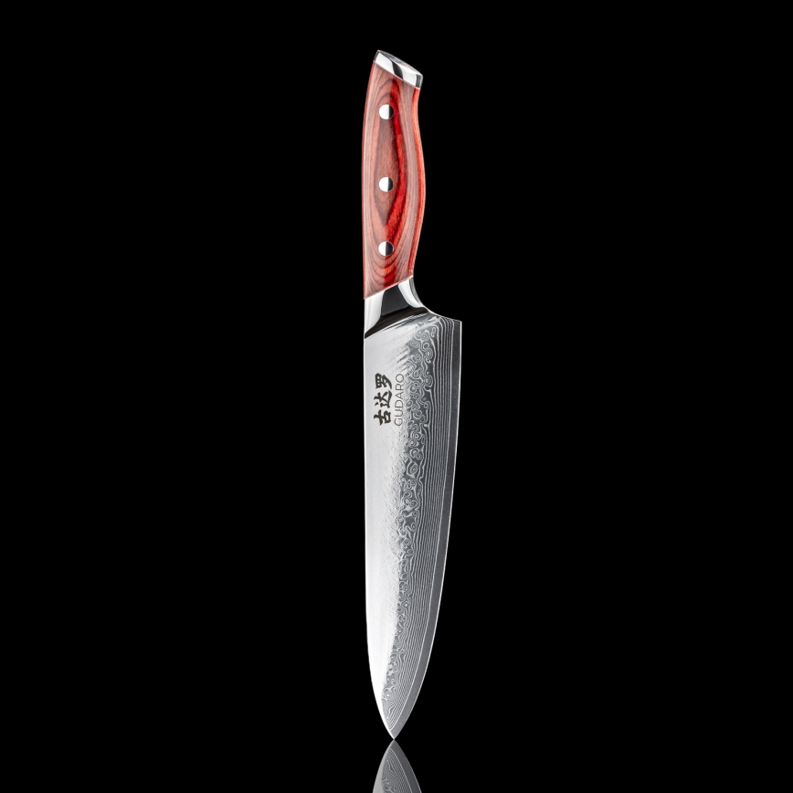 Gudaro - Damaškový šéfkuchařský nůž KENSHO 8, 67 vrstev oceli, délka 20 cm