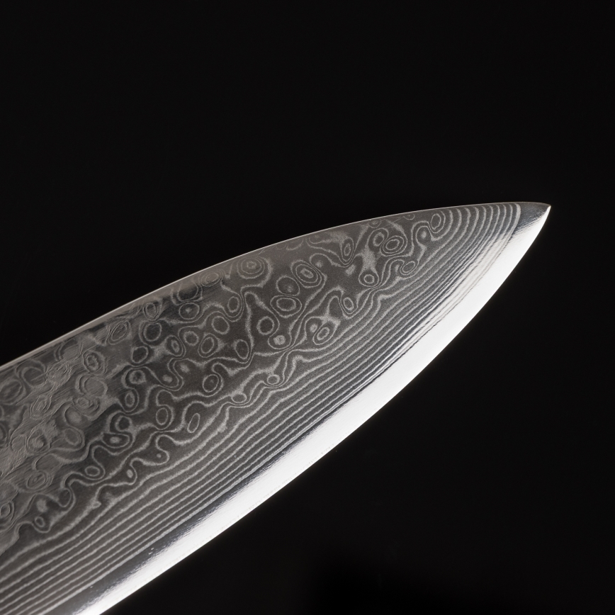 Gudaro - Damaškový šéfkuchařský nůž TAKUMI 8, 67 vrstev oceli, délka 20 cm, ořech