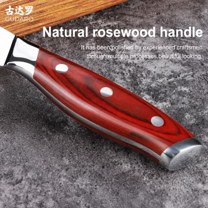 Gudaro - Damaškový vykošťovací nůž KENSHO 6, 67 vrstev oceli, délka 15 cm