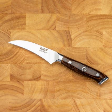 Gudaro - Kuchyňský nůž BIRD BEAK 9,5 cm damašková ocel