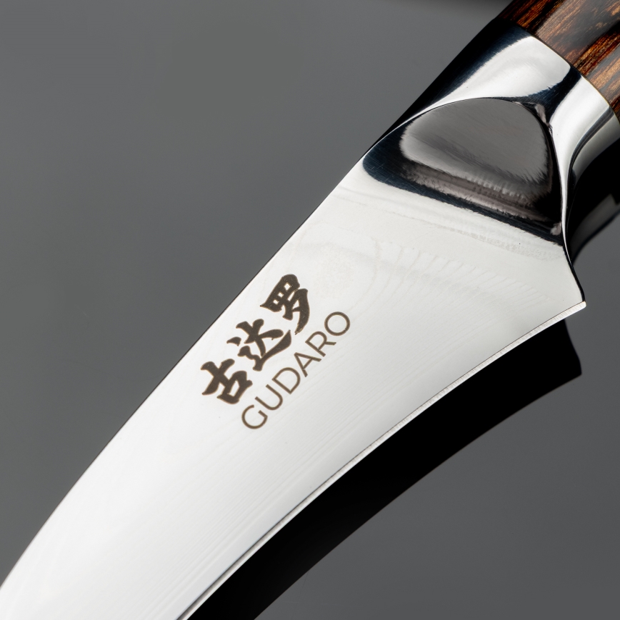 Gudaro - Kuchyňský nůž BIRD BEAK 9,5 cm damašková ocel