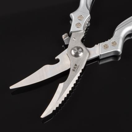 Gudaro - Nůžky na drůbež NOBURU 24,5 cm stříbrná