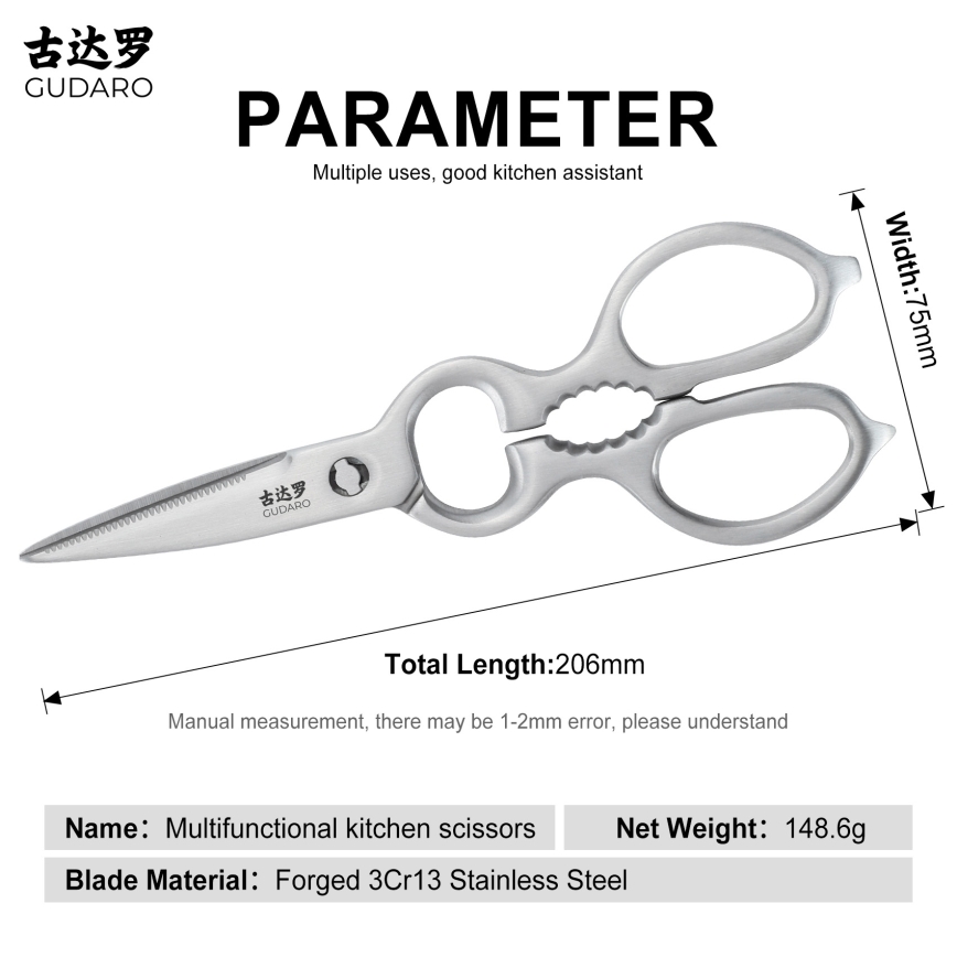 Gudaro - Nůžky na drůbež RONIN 20,6 cm