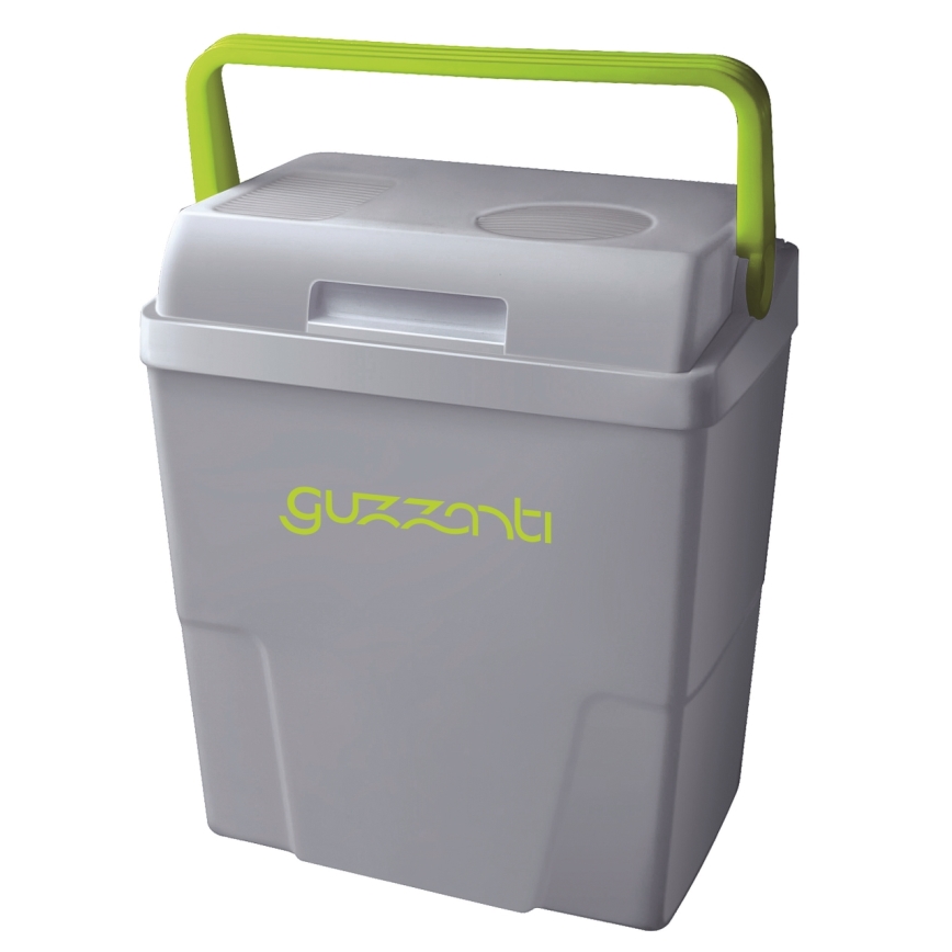Guzzanti GZ 22B - Přenosná autochladnička 22 l 58W/12V/230V šedá/zelená